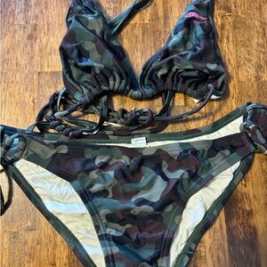 Triangle Camo Bikini Set